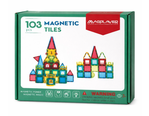 BOECKIE Magnetic Tiles – Constructie Speelgoed 100 stuks