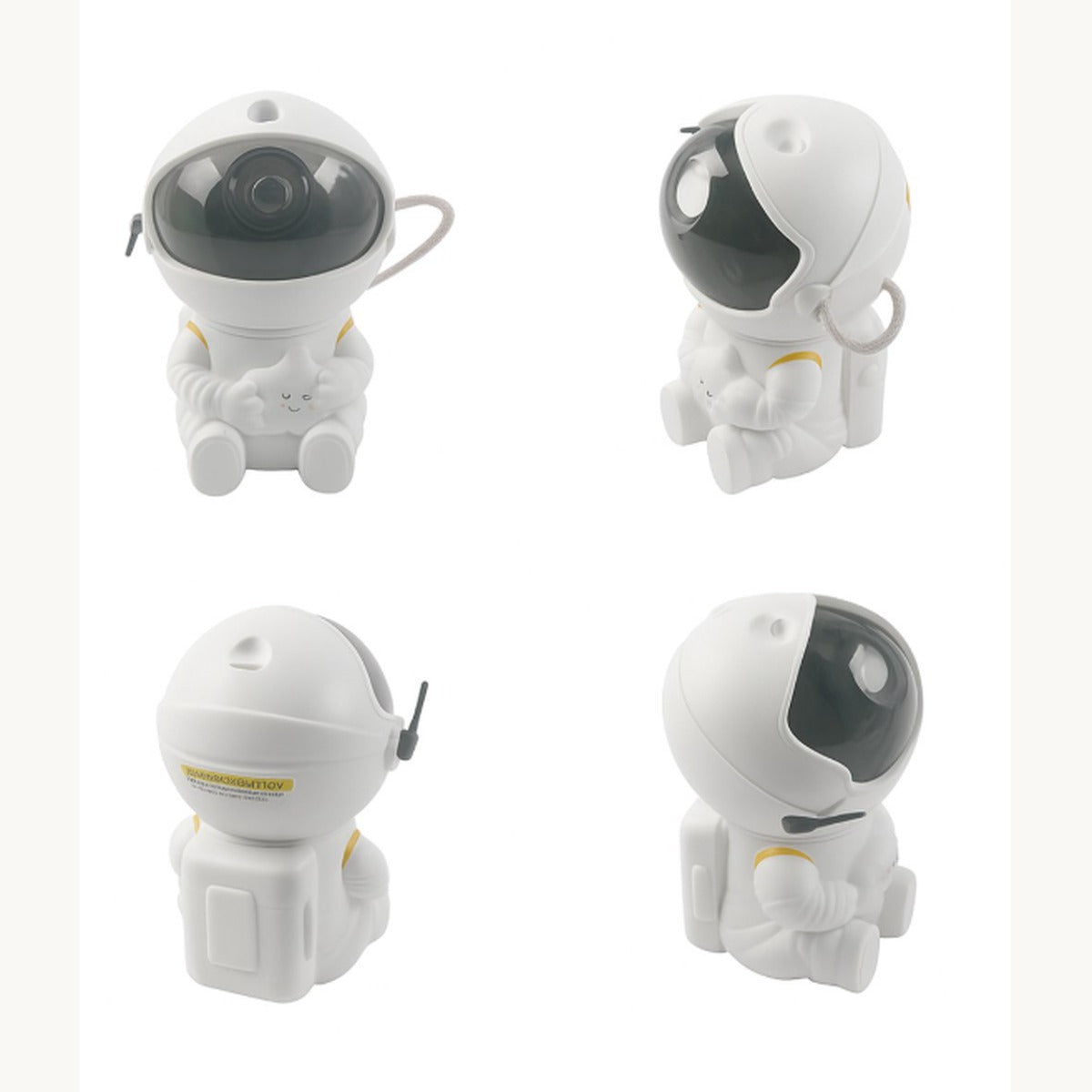 Astronaut projector zijaanzichten