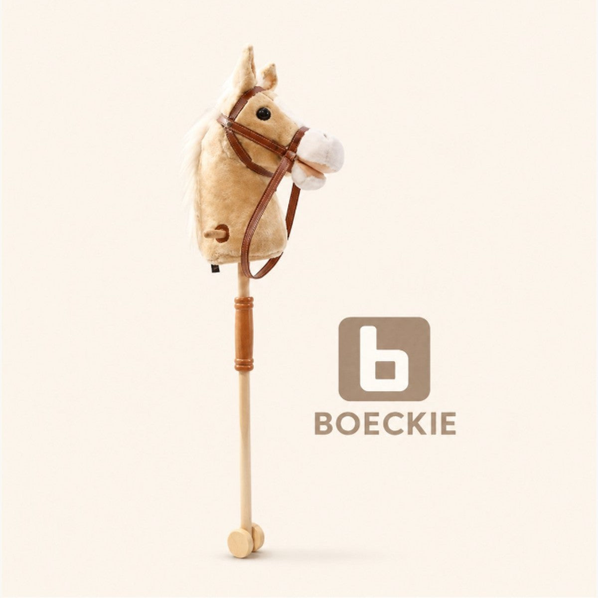 BOECKIE Hobby Horse Stokpaard beige