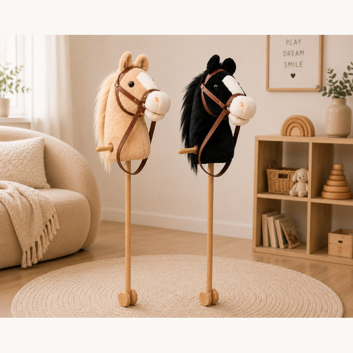Stokpaard in kinderkamer