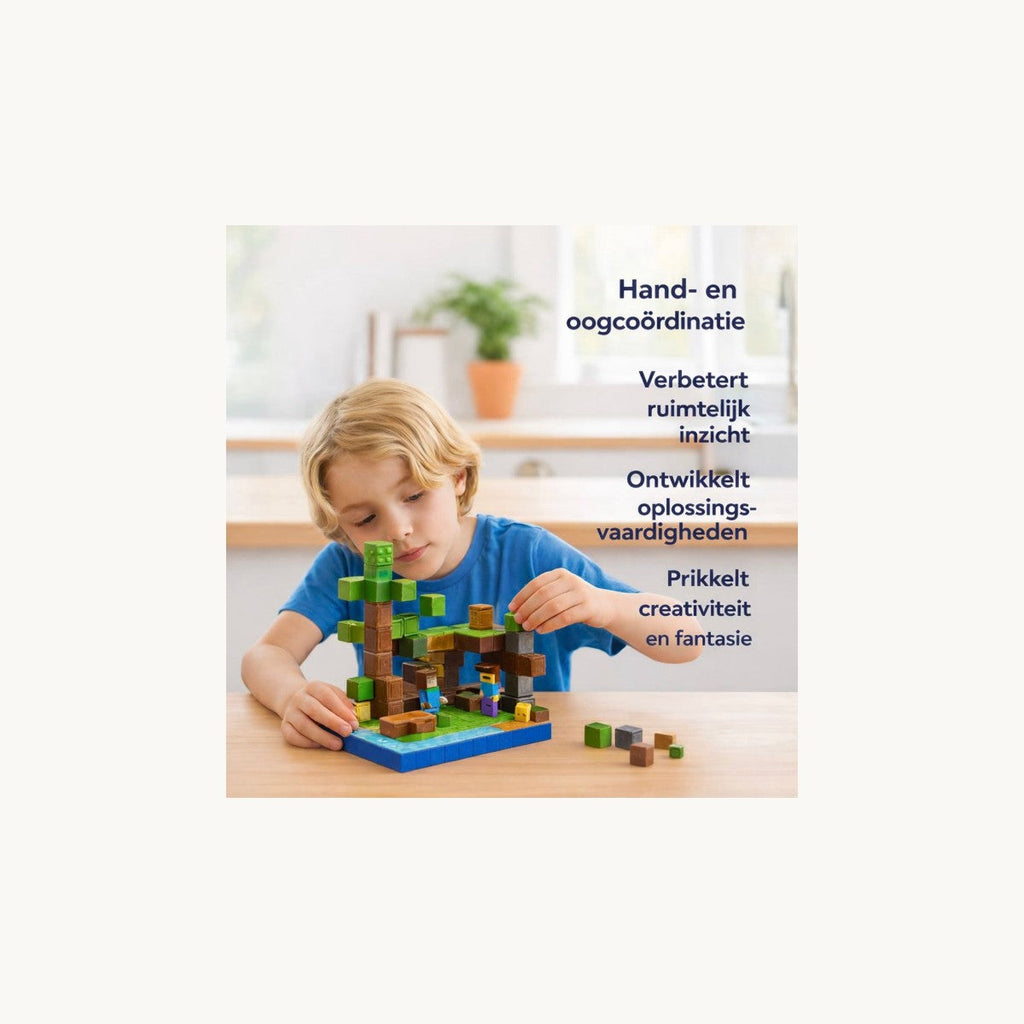 Kind speelt met MODULE WORLD