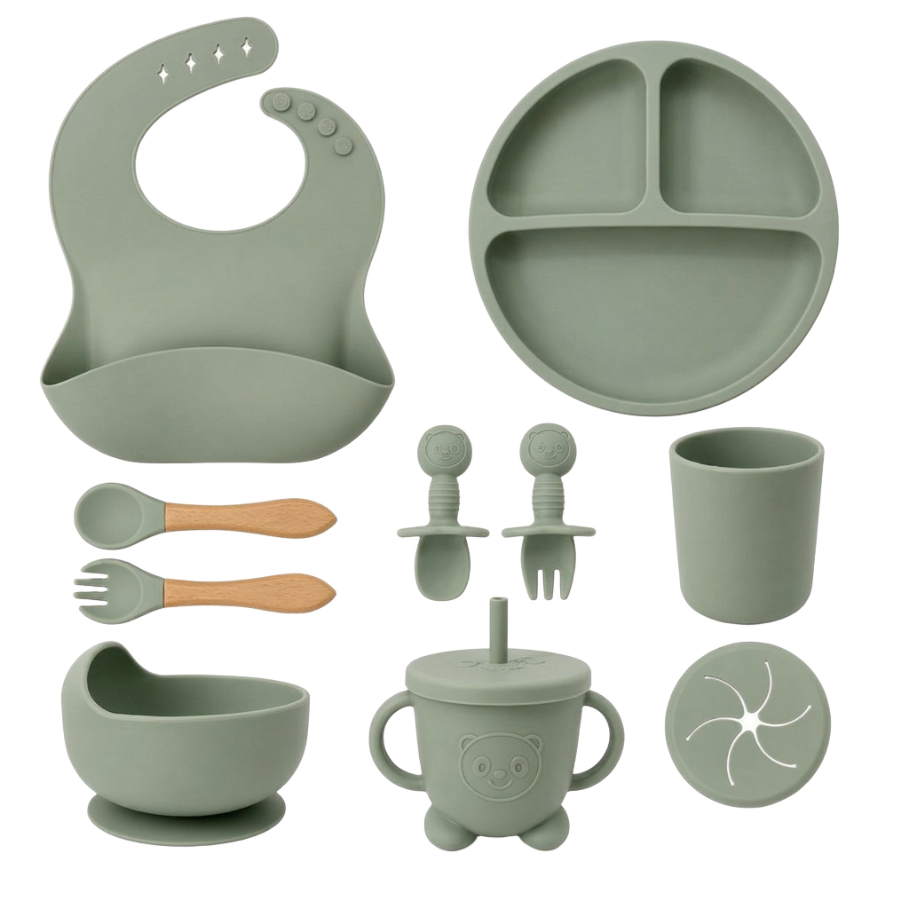 BOECKIE Siliconen Serviesset Groen