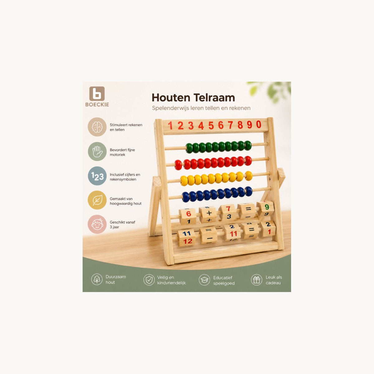 Voordelen houten telraam