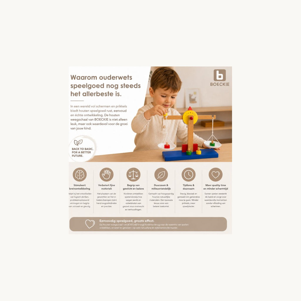 Waarom houten speelgoed